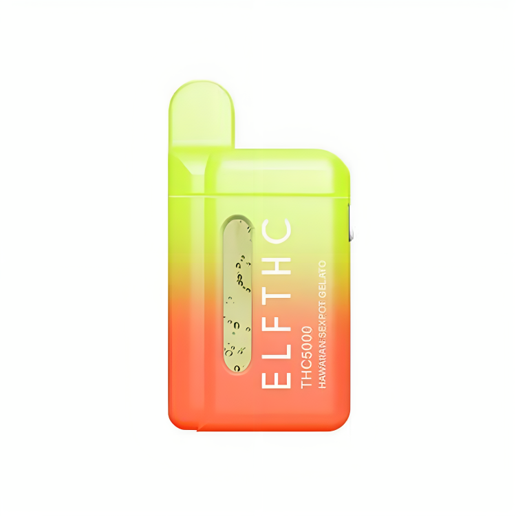 a green and yellow vape