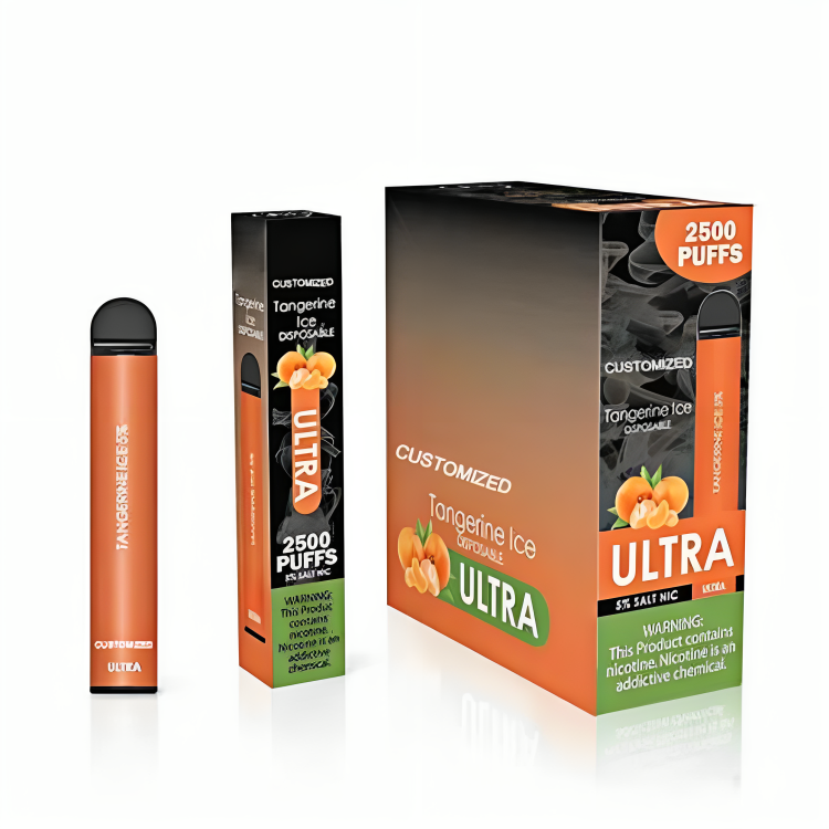 orange box with vape pen
