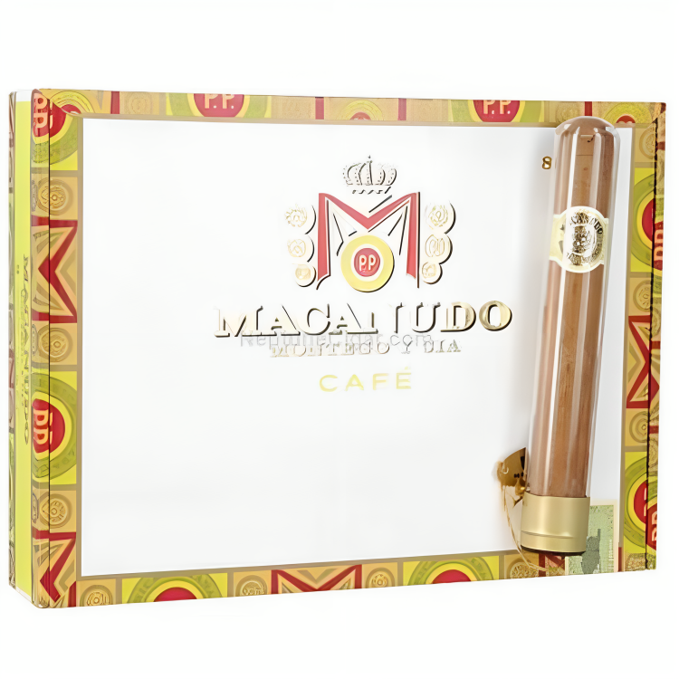 a box with a cigar in it
