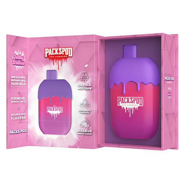 a pink box with a pink container