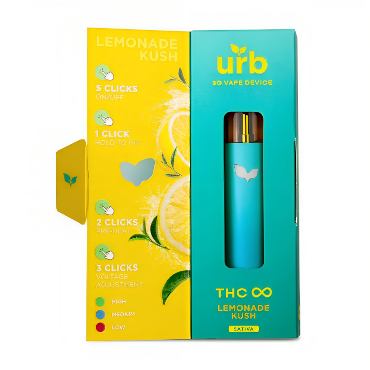 a box with a bottle in it