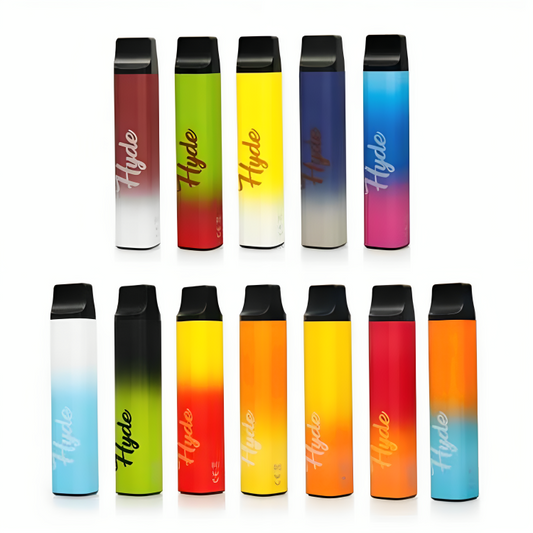 a group of multicolored vape