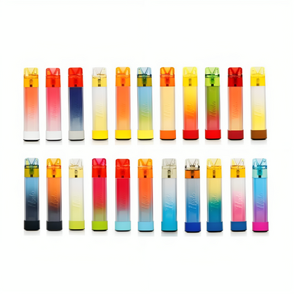 a group of vape with different colors