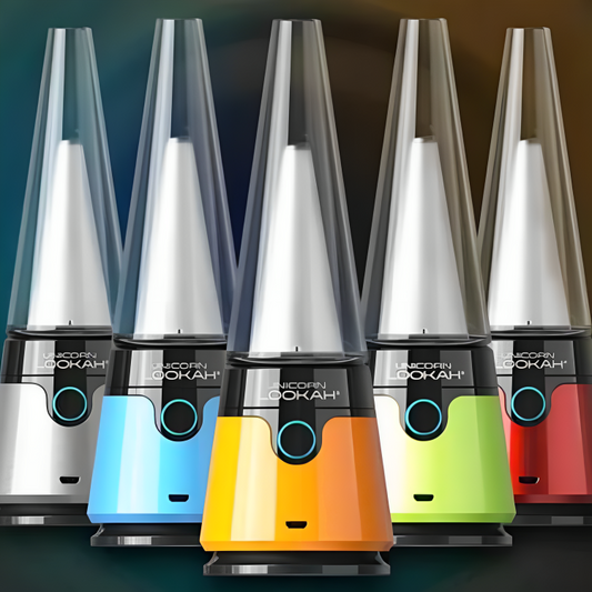 a group of colorful device