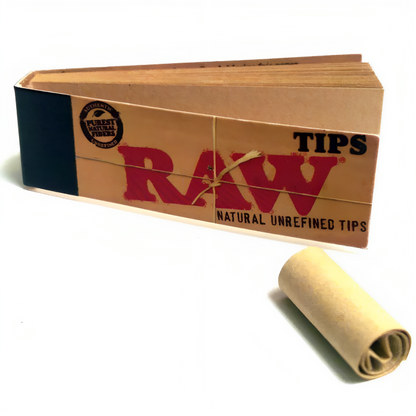 rolled tips with a box