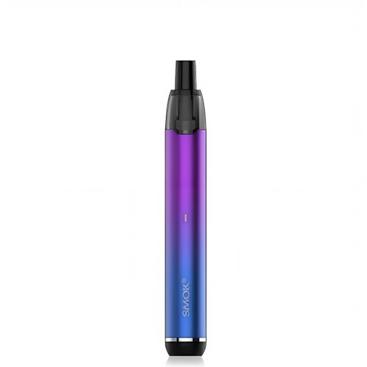 a purple and blue electronic vape